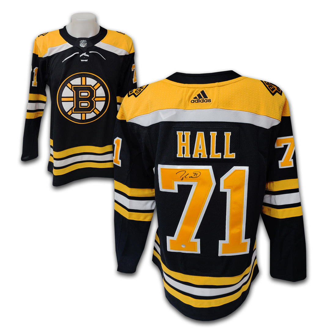 Taylor Hall Boston Bruins Black Adidas Jersey