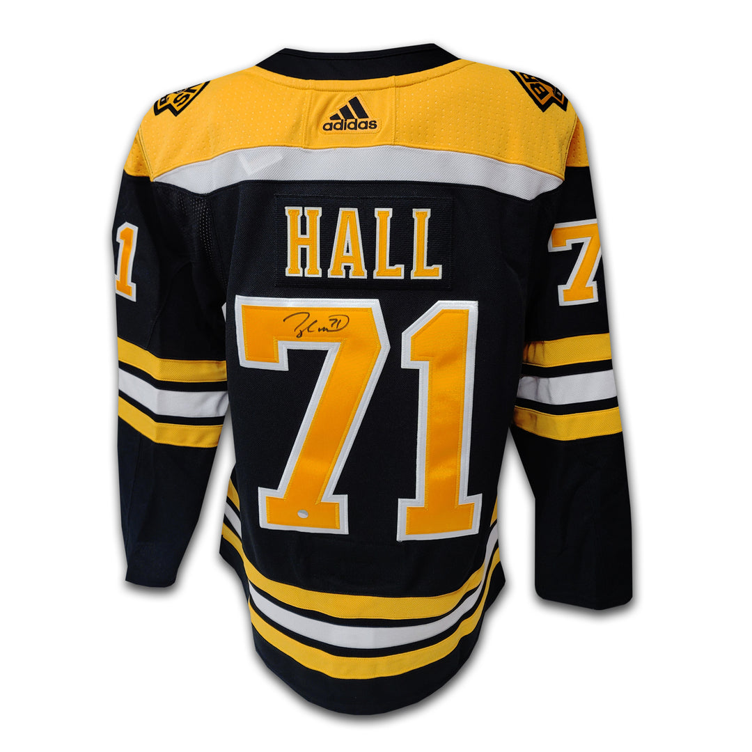 Taylor Hall Boston Bruins Black Adidas Jersey