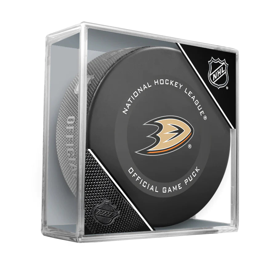 Pre-Order - Teemu Selanne Autographed Anaheim Ducks Official Hockey Puck