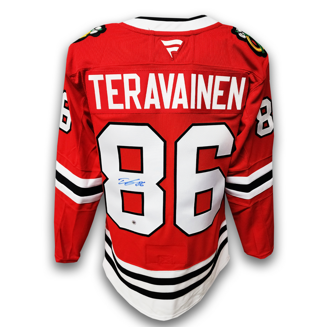 Teuvo Teravainen Autographed Chicago Black Hawks Home Fanatics Premium Jersey