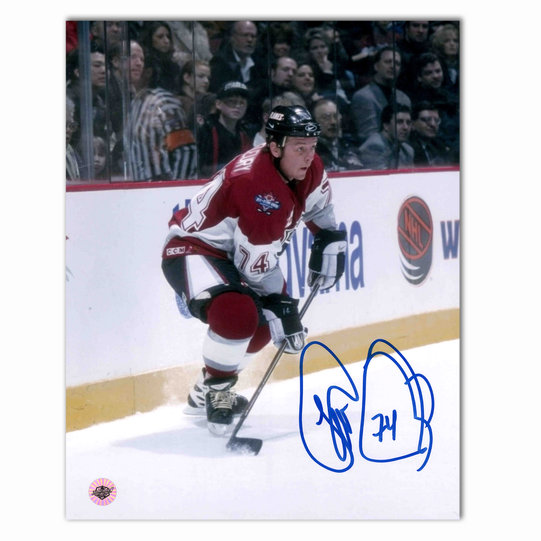 Theo Fleury Autographed 1996 All Star 8x10 Photo