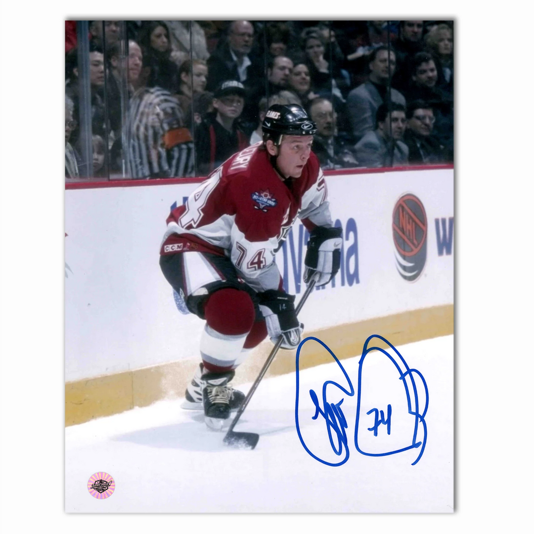 Pre-Order - Theo Fleury Autographed 1998 NHL All Star 8x10 Photo