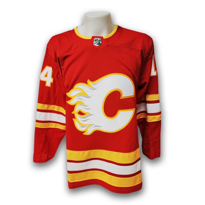 Theo Fleury Calgary Autographed Home Adidas Jersey
