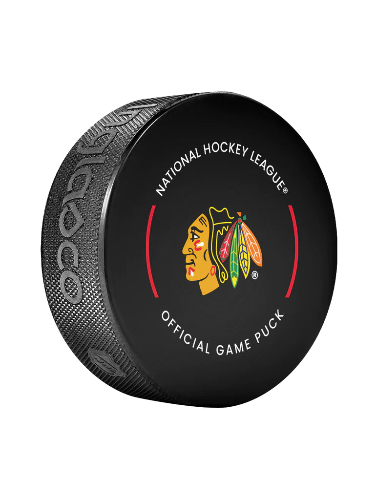 Pre-Order - Theo Fleury Autographed Chicago Black Hawks Official Hockey Puck