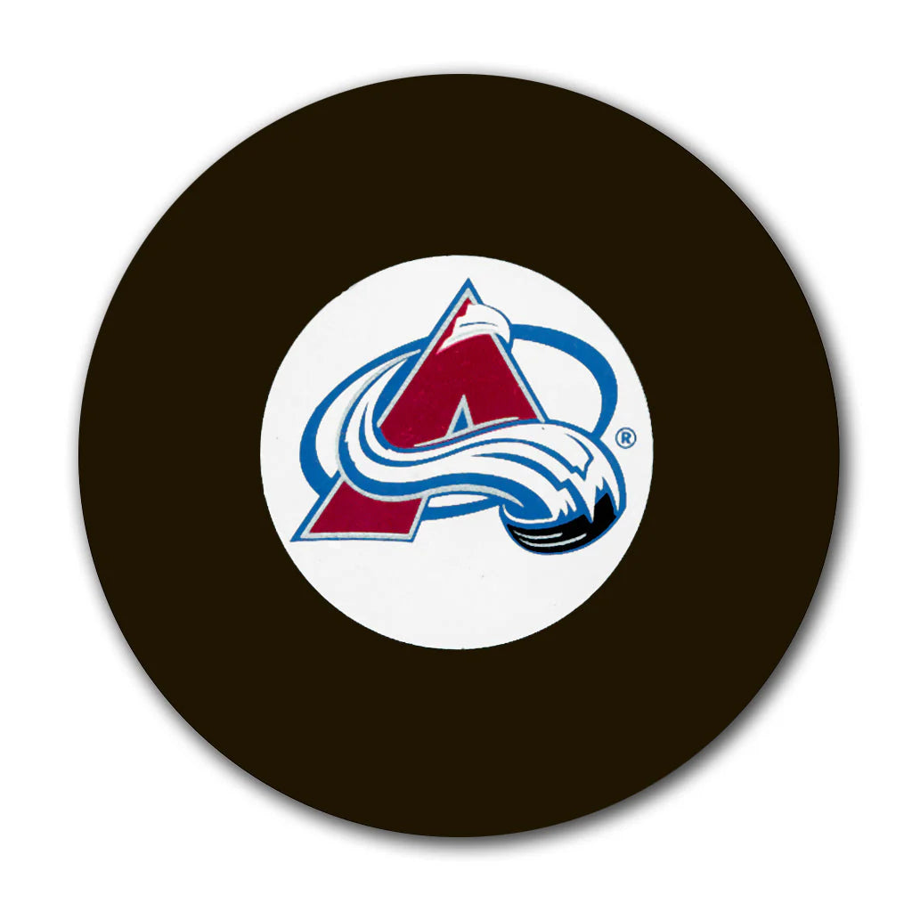Pre-Order - Theo Fleury Autographed Colorado Avalanche Hockey Puck