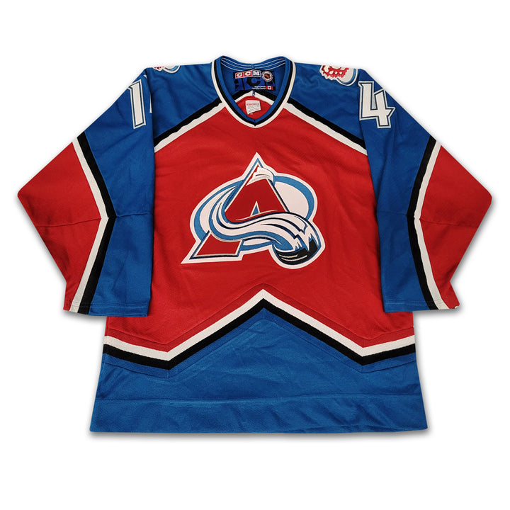 Theo Fleury Colorado Avalanche Autographed Burgundy Jersey