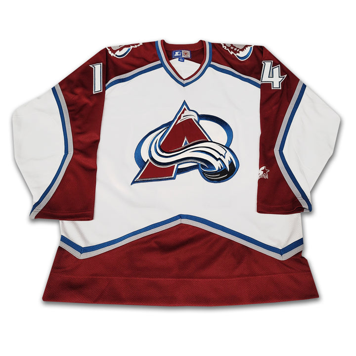 Theo Fleury Colorado Avalanche Autographed White Jersey