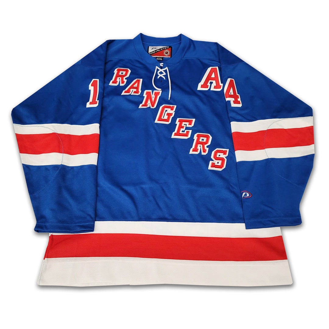 Theo Fleury New York Rangers Autographed Blue CCM Jersey