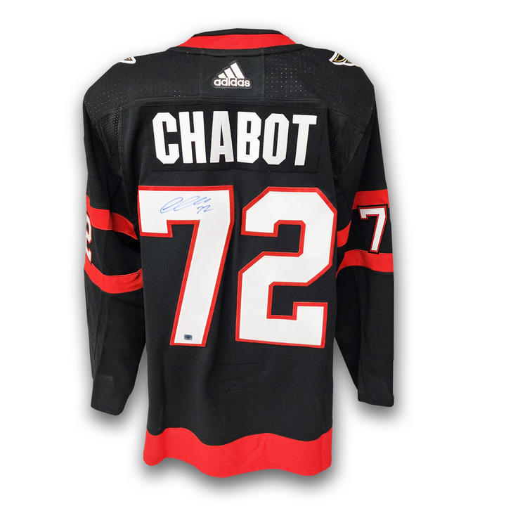 Thomas Chabot Ottawa Senators Autographed Home Adidas Jersey