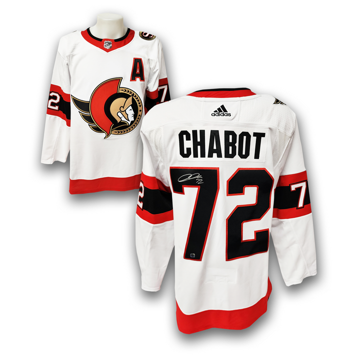 Thomas Chabot Ottawa Senators Autographed Away Adidas Jersey