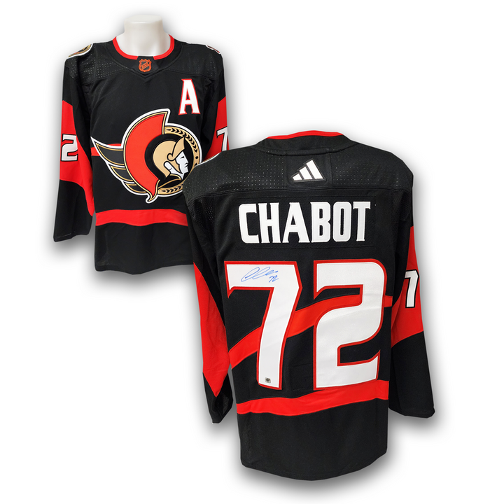 Thomas Chabot Ottawa Senators Autographed Reverse Retro 2.0 Adidas Jersey