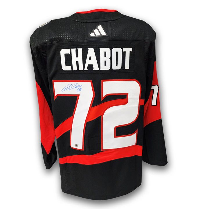 Thomas Chabot Ottawa Senators Autographed Reverse Retro 2.0 Adidas Jersey