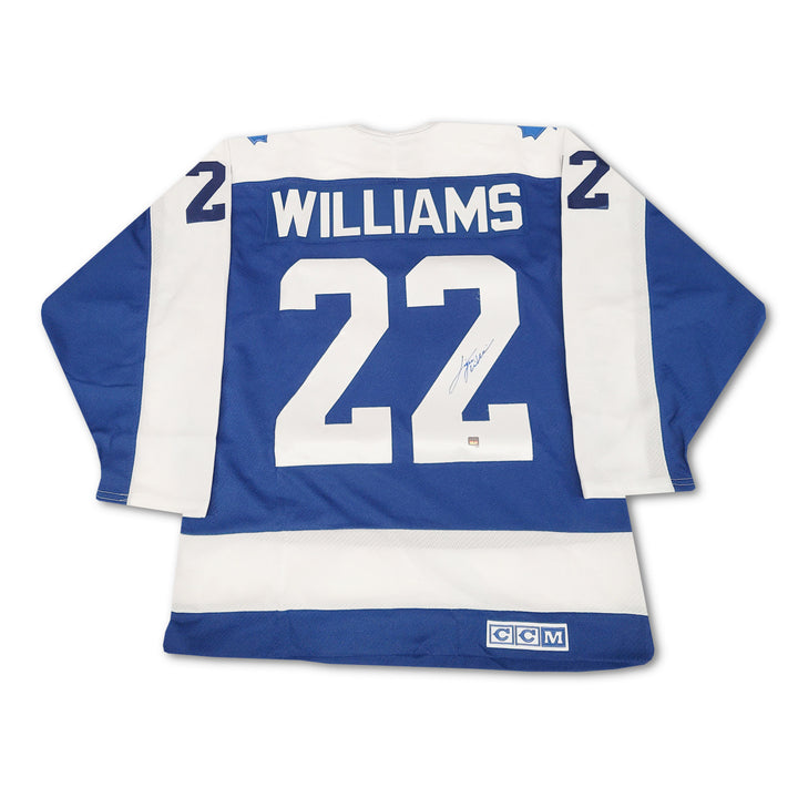 Tiger Williams 1978-1992 Toronto Maple Leafs Blue CCM Jersey