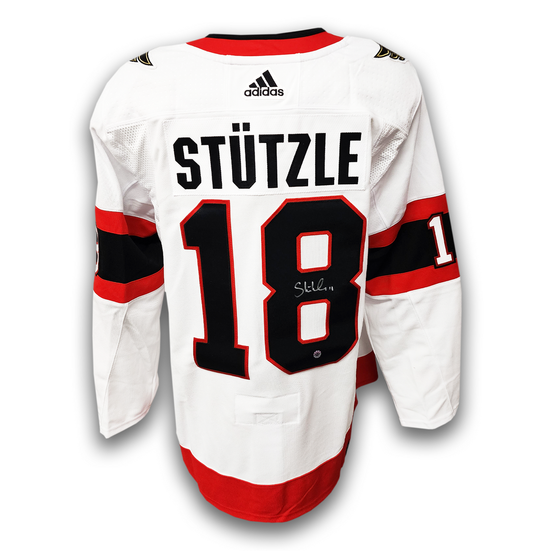 Tim Stutzle Autographed Ottawa Senators Away Adidas Jersey