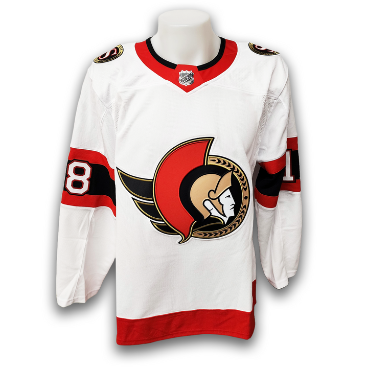 Tim Stutzle Autographed Ottawa Senators Away Adidas Jersey