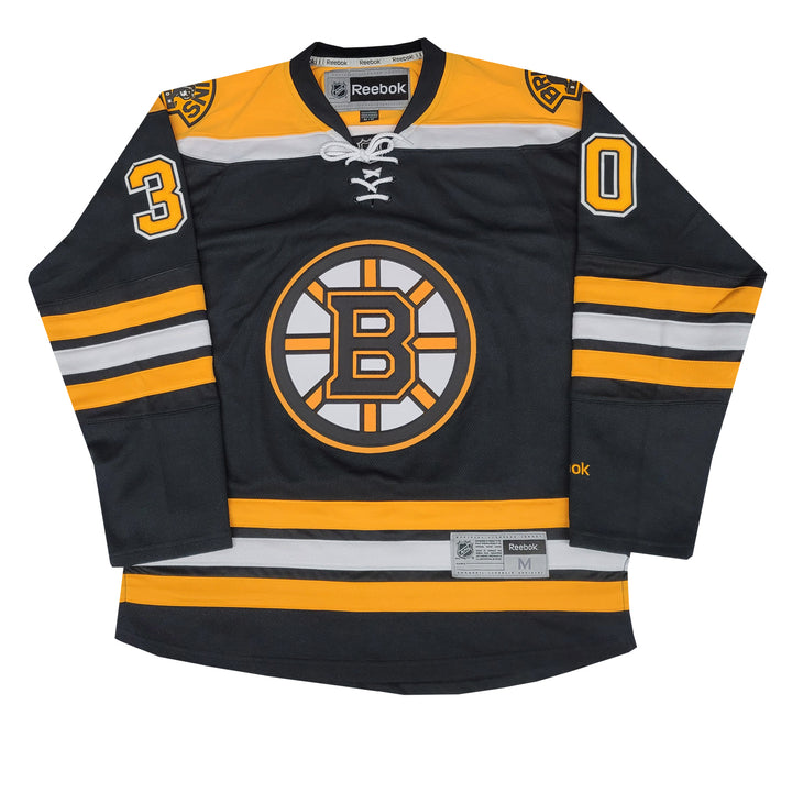 Tim Thomas Boston Bruins 2007-2017 Black Reebok Jersey