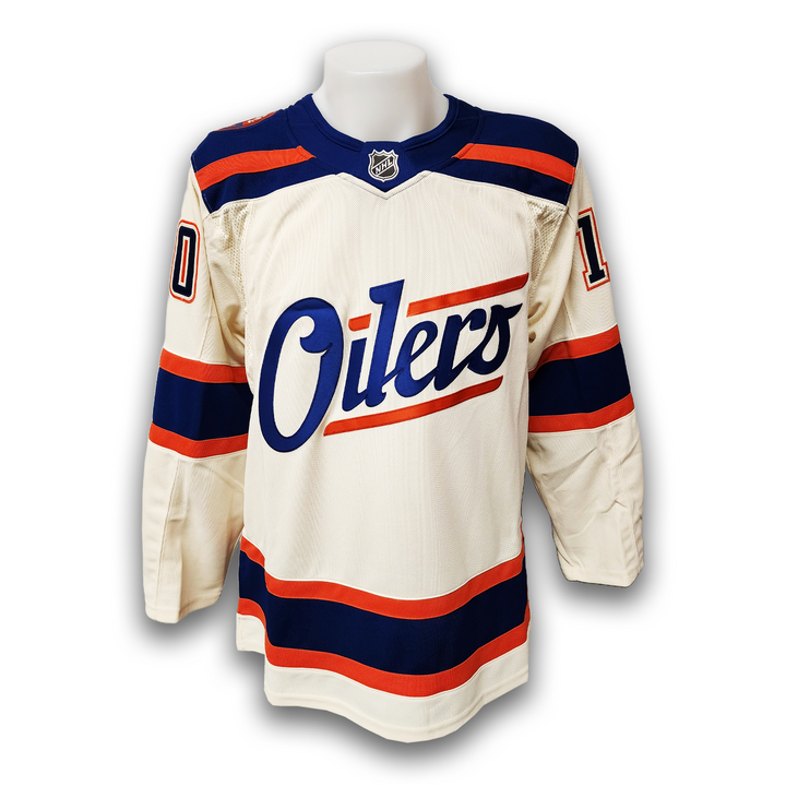Trent Frederic Autographed Edmonton Oilers Alternate Fanatics Premium Jersey