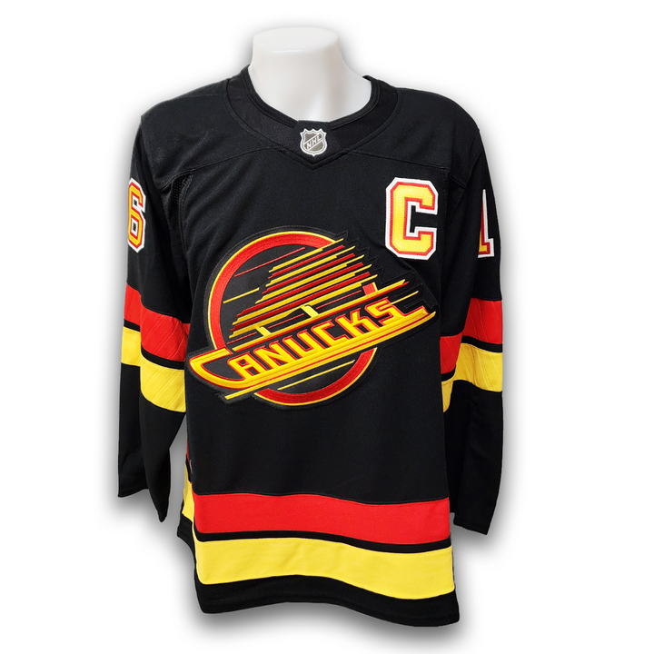 Trevor Linden Autographed Vancouver Canucks Alternate Fanatics Premium Jersey