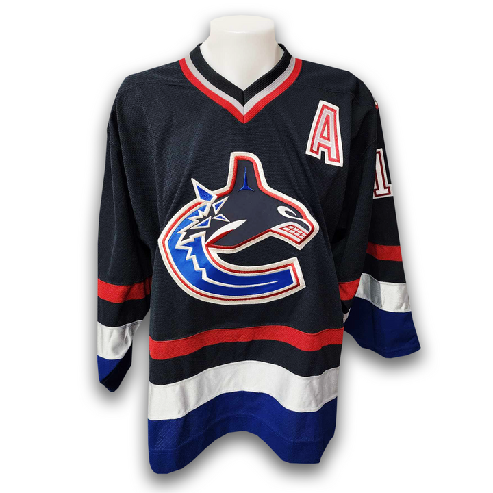 Trevor Linden Autographed Vancouver Canucks Authentic Home Reebok Jersey