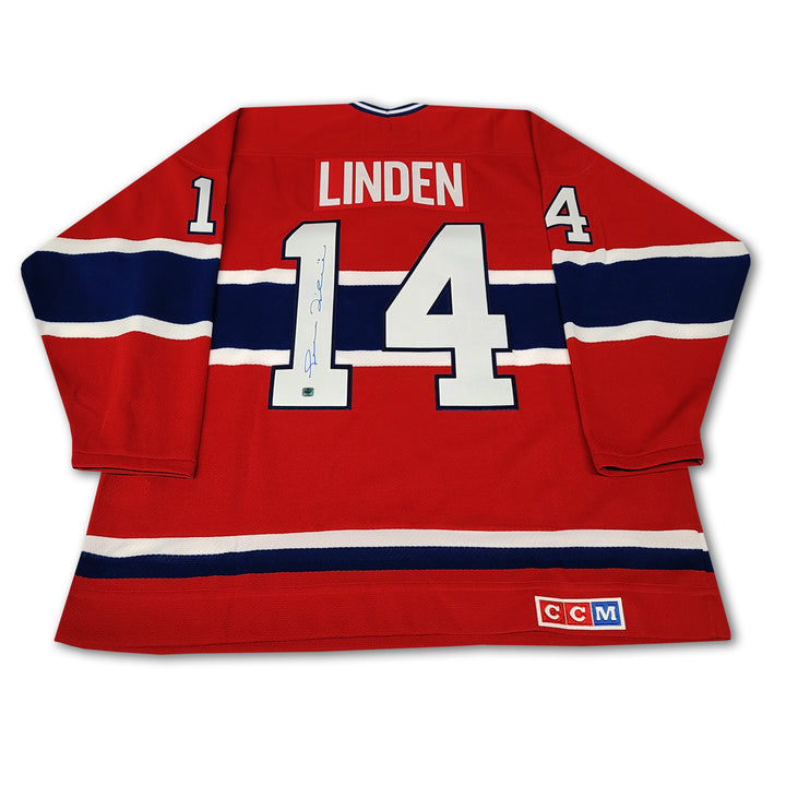 Trevor Linden Montreal Canadiens Red CCM Jersey