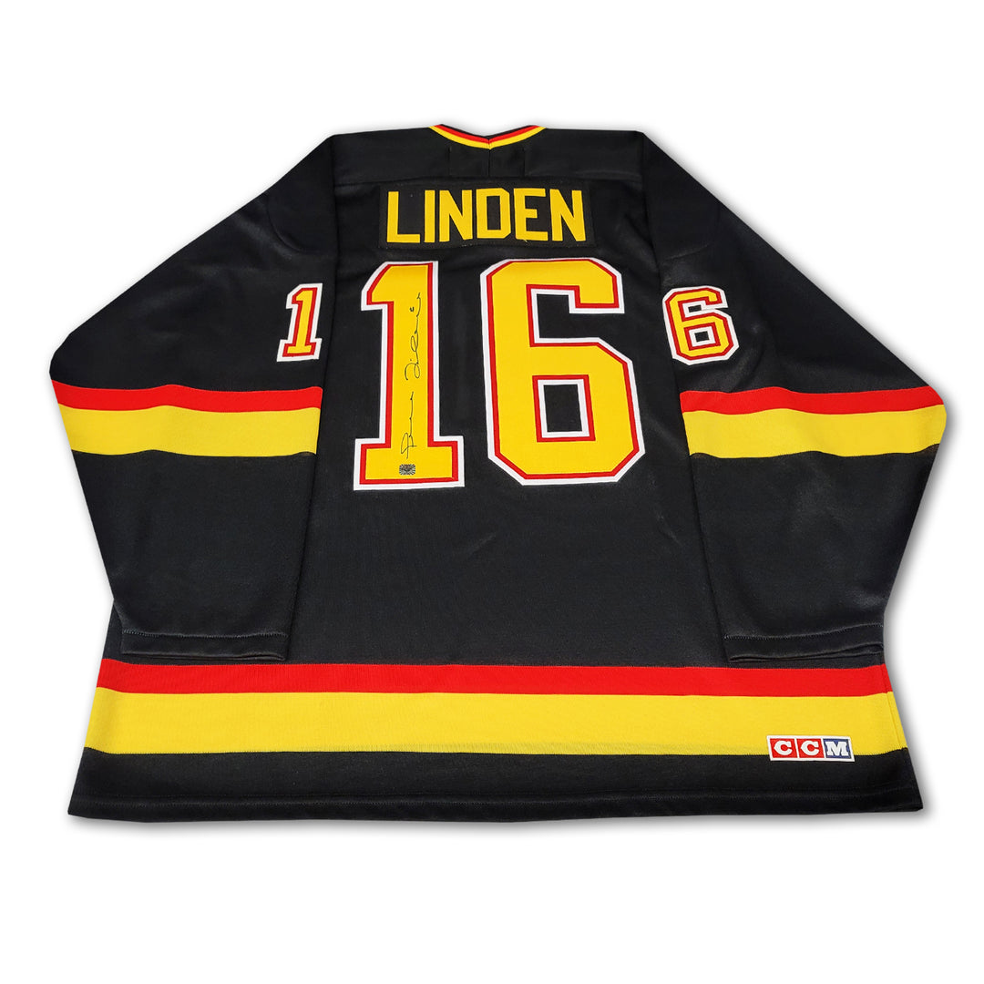 Trevor Linden Vancouver Canucks Black CCM Jersey