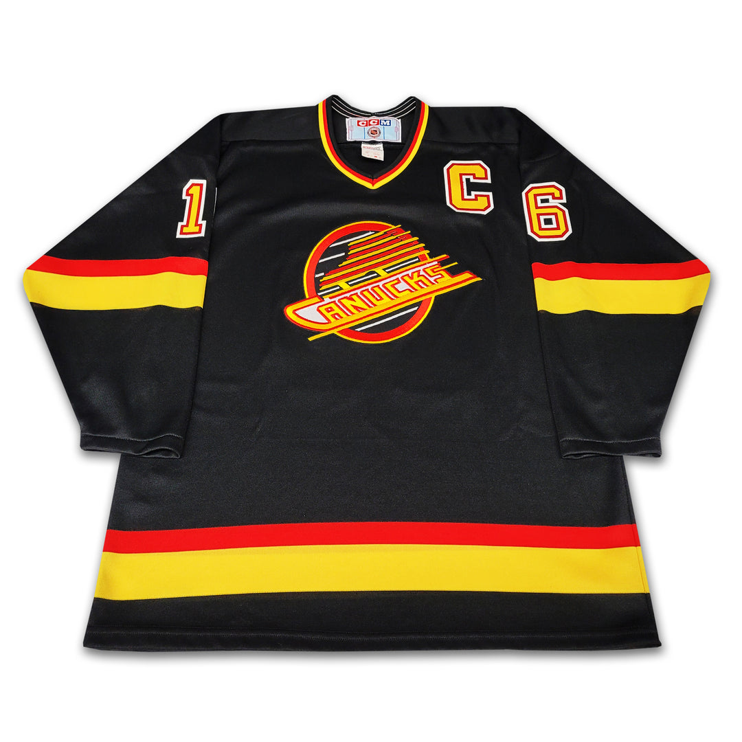 Trevor Linden Vancouver Canucks Black CCM Jersey