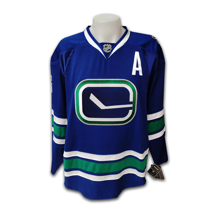 Trevor Linden Vancouver Canucks Blue Authentic Reebok Jersey