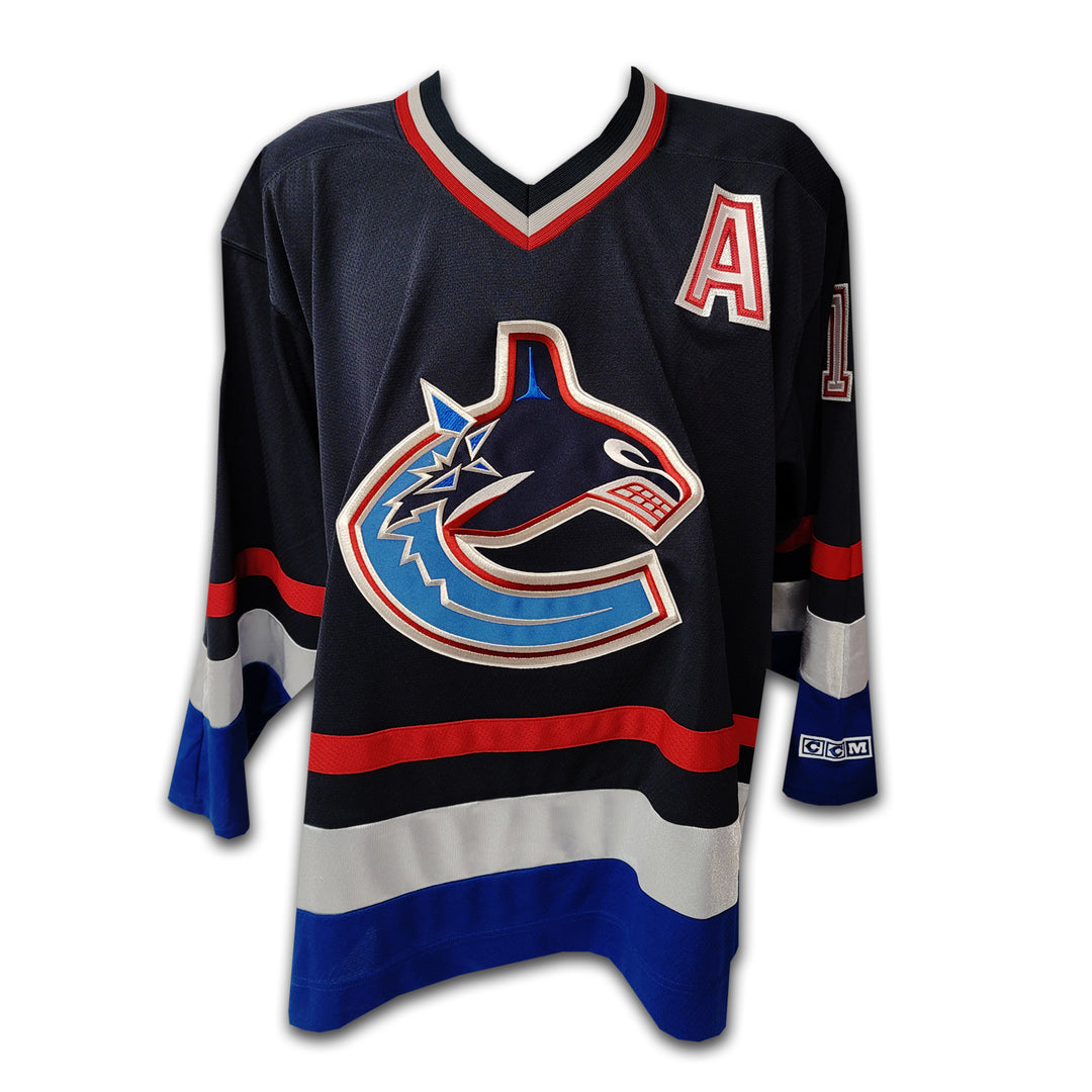 Trevor Linden Vancouver Canucks Blue Orca CCM Jersey