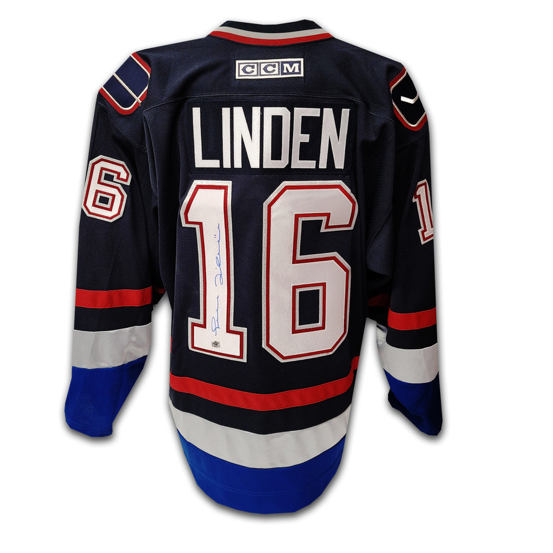 Trevor Linden Vancouver Canucks Blue Orca CCM Jersey