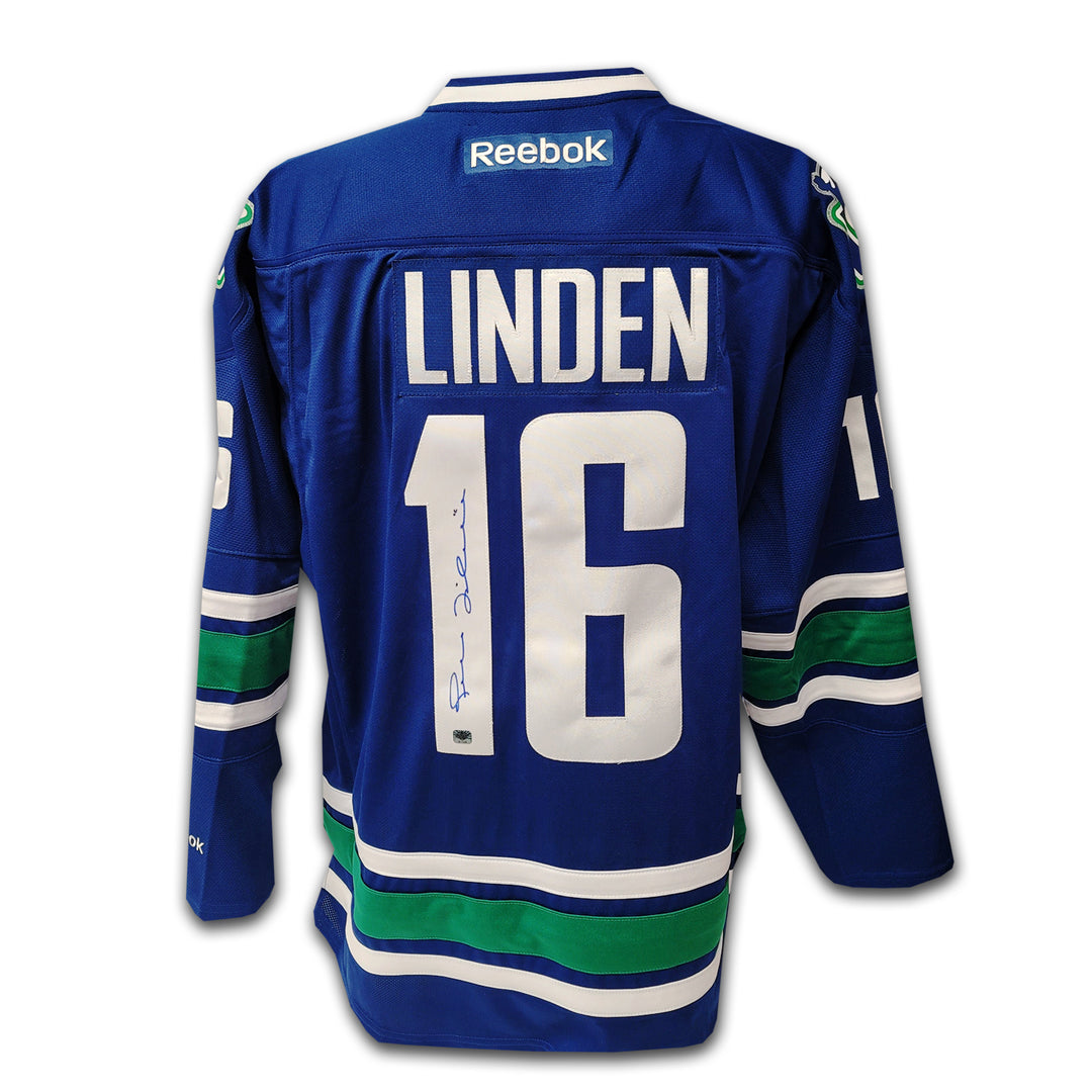 Trevor Linden Vancouver Canucks Blue Reebok Jersey