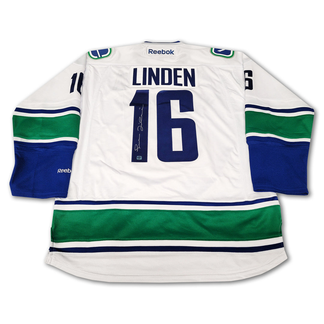 Trevor Linden Vancouver Canucks White Reebok Jersey