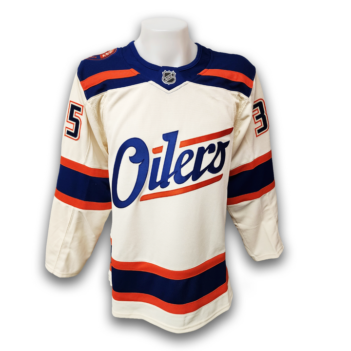 Tristan Jarry Autographed Edmonton Oilers Alternate Fanatics Premium Jersey