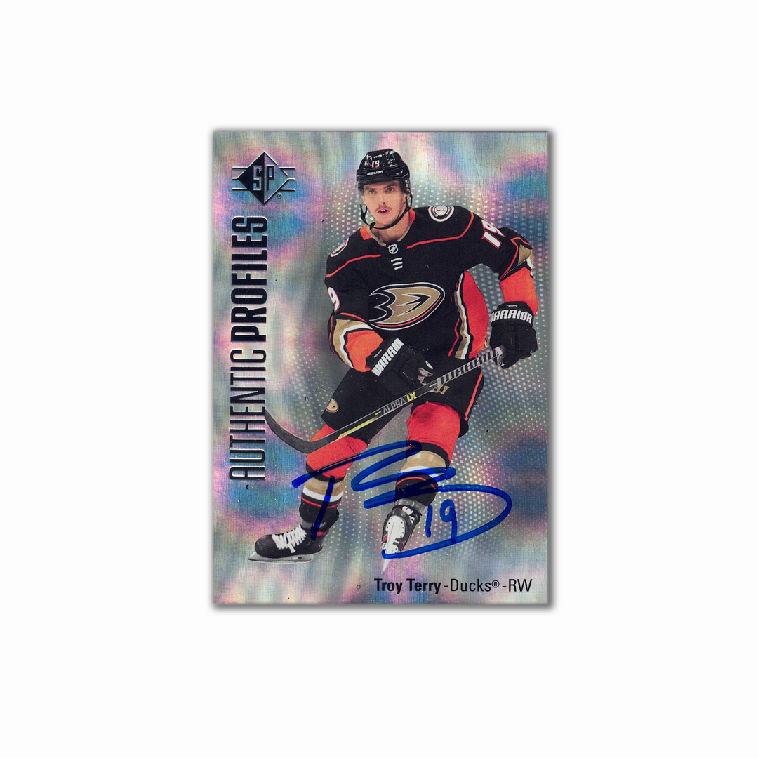 2021-22 SP Authentic Profiles #AP-5 TROY TERRY Autographed Card