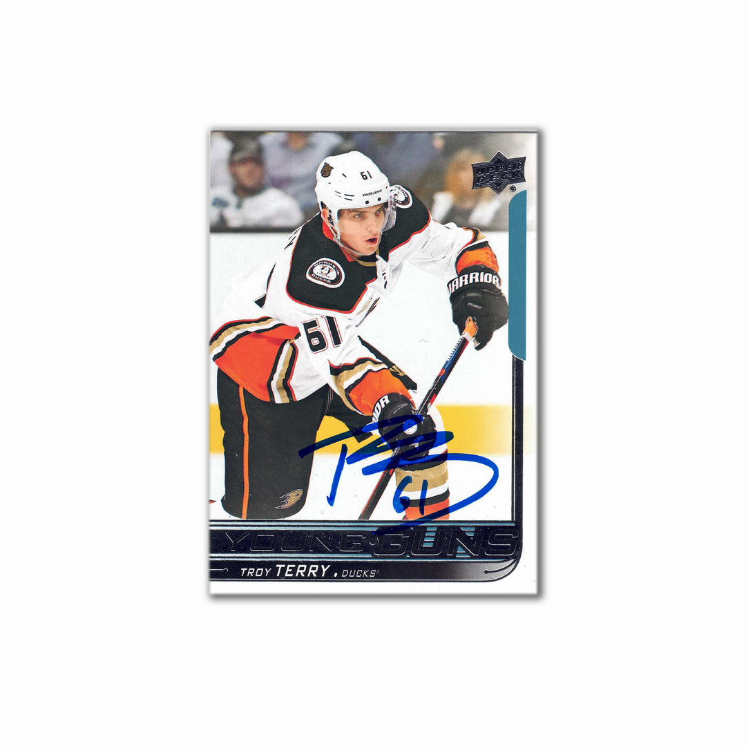 2018-19 UD Young Guns #239 TROY TERRY Autographed Rookie Card