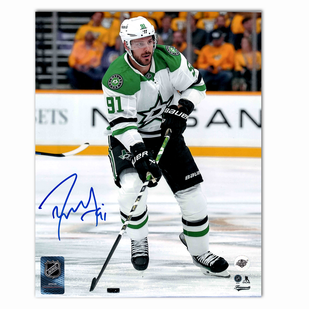 Tyler Seguin Autographed Dallas Stars Away 8x10 Photo