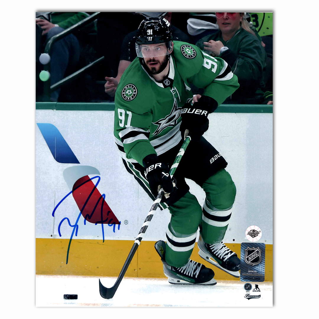 Tyler Seguin Autographed Dallas Stars Home 8x10 Photo