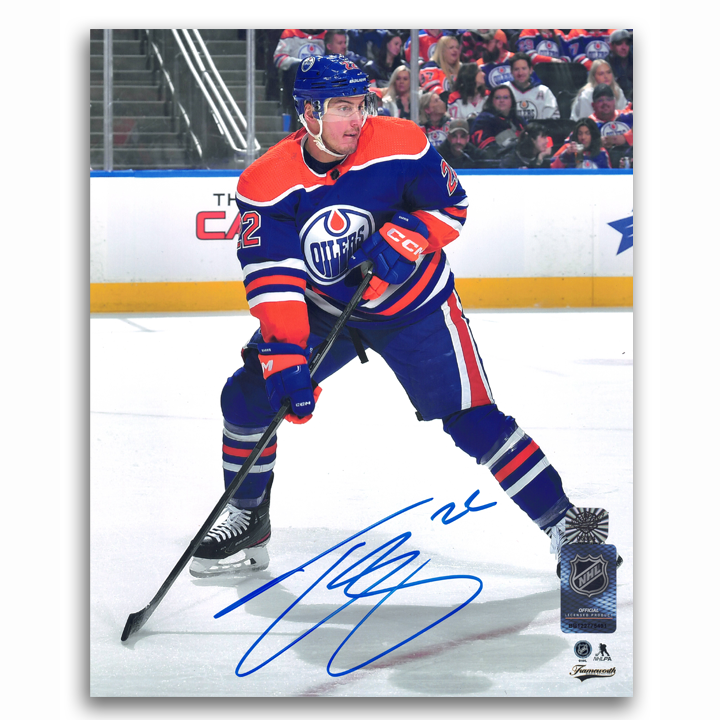 Tyson Barrie Autographed Edmonton Oilers Home 8x10 Photo