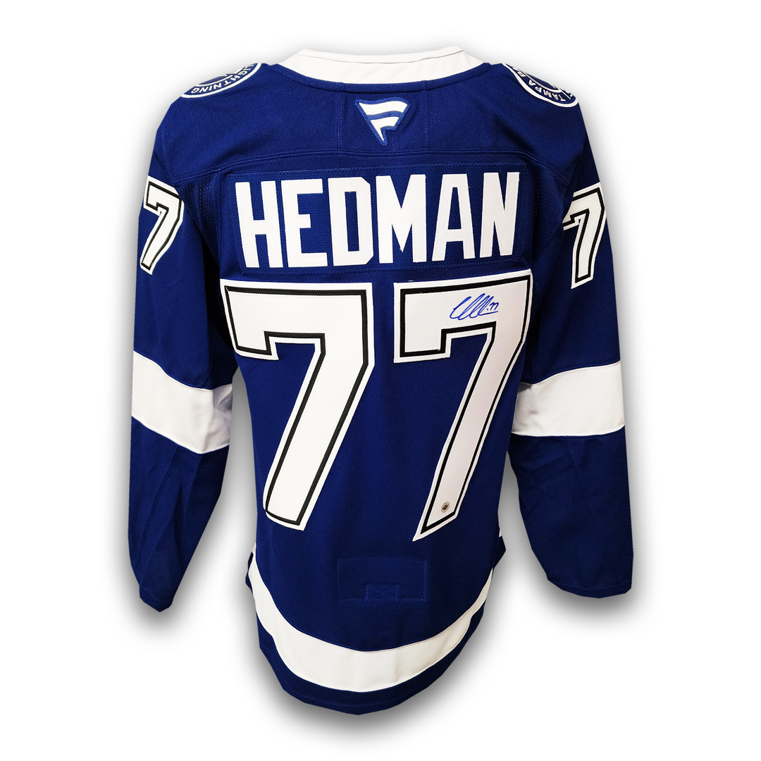 Victor Hedman Autographed Tampa Bay Lightning Home Fanatics Premium Jersey