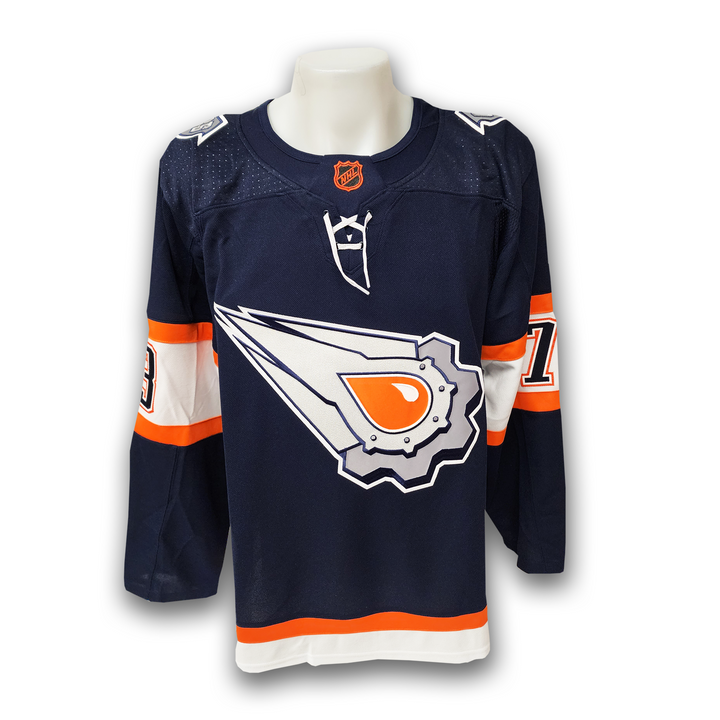 Vincent Desharnais Autographed Edmonton Oilers Reverse Retro 2.0 Adidas Jersey