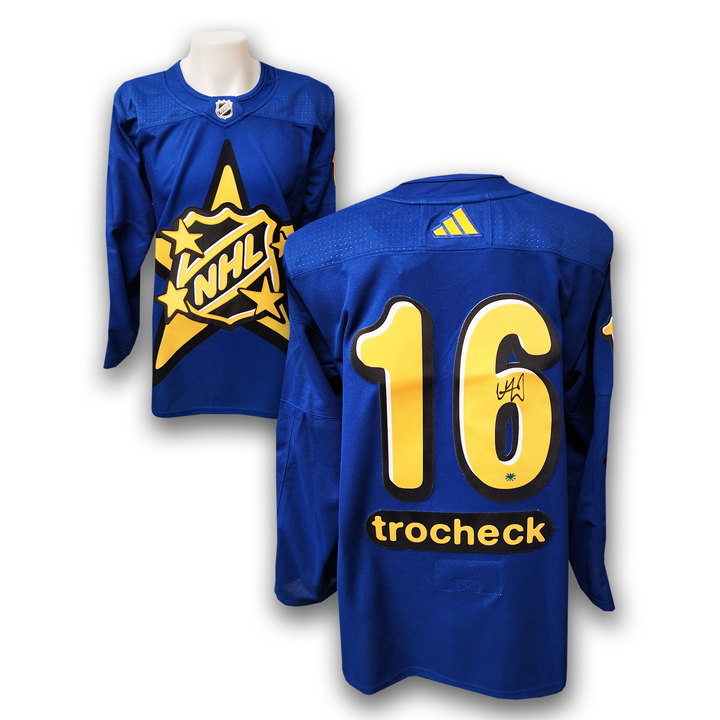 Vincent Trocheck Autographed 2024 NHL All Star Adidas Jersey