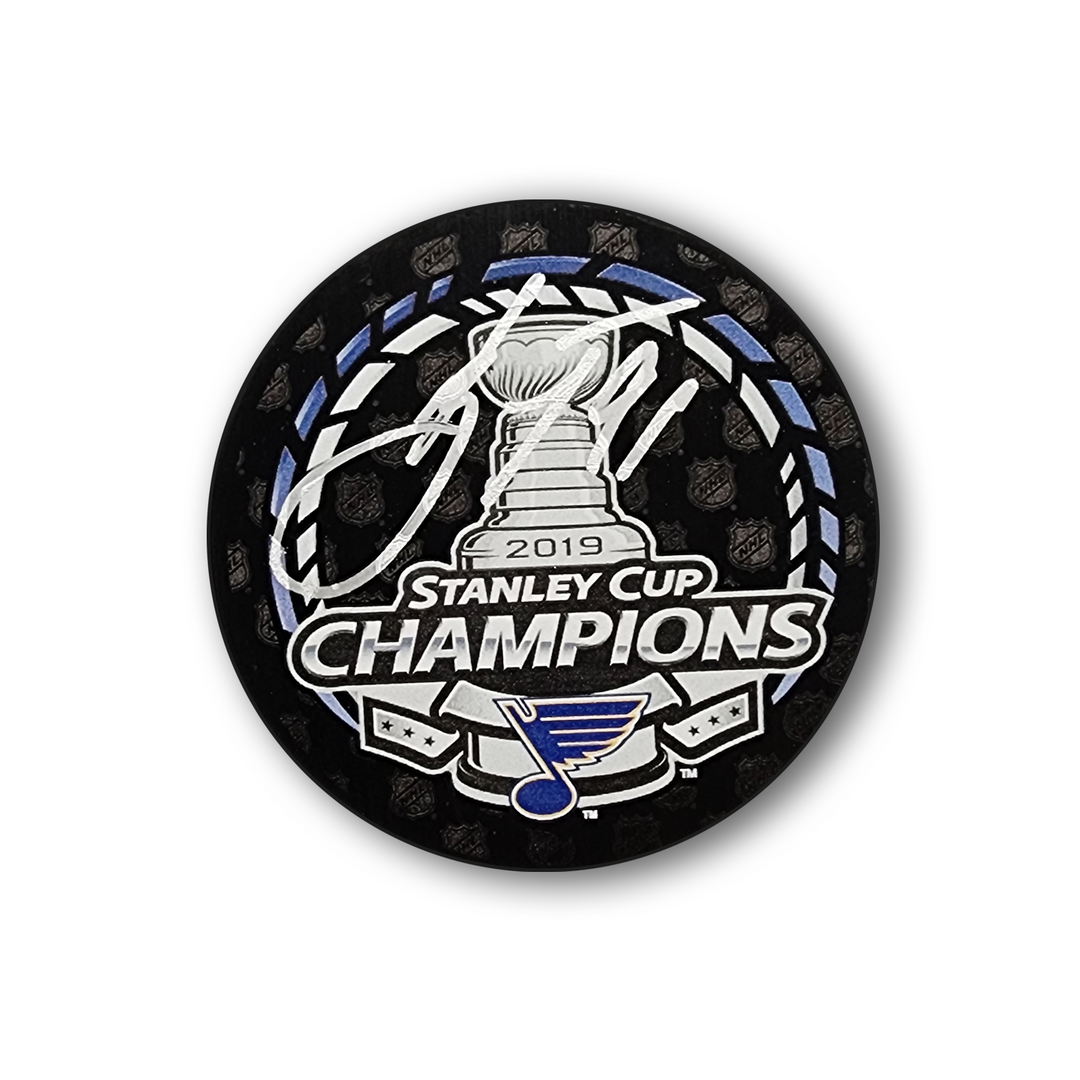 Vladimir Tarasenko Autographed St. Louis Blues 2019 Stanley Cup Champion Hockey Puck