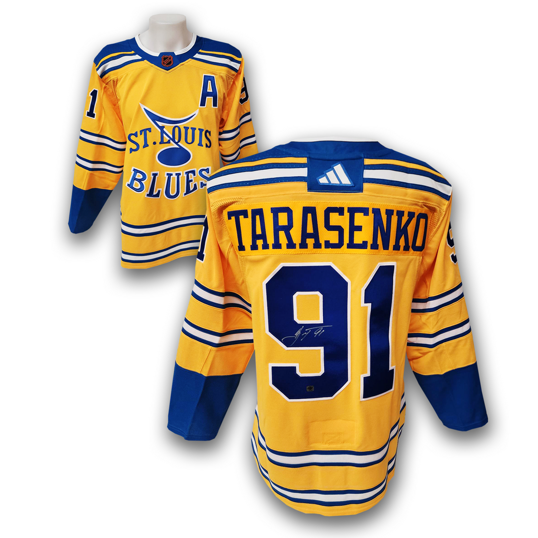 Vladimir Tarasenko Autographed Louis Blues Reverse Retro