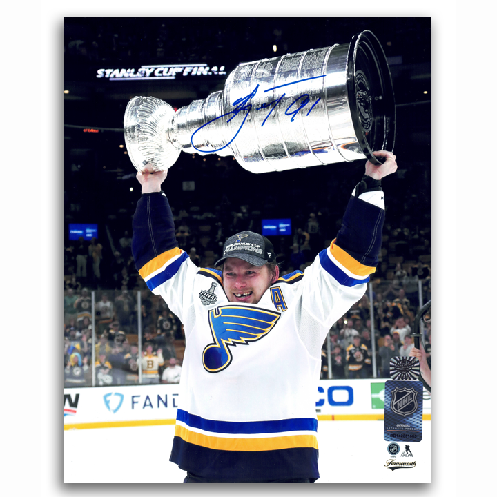 Vladimir Tarasenko Autographed St. Louis Blues 2019 Stanley Cup 8x10 Photo