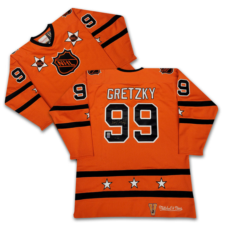 Wayne Gretzky 1980 All Star Autographed Mitchell and Ness Authentic Hockey Jersey