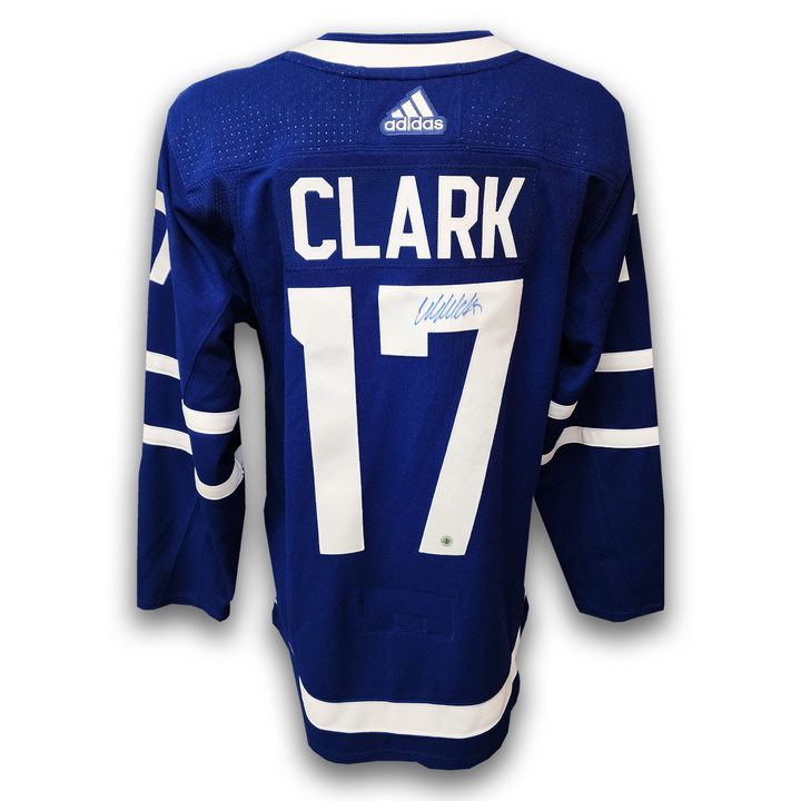 Wendel Clark Autographed Toronto Maple Leafs Home Adidas Jersey