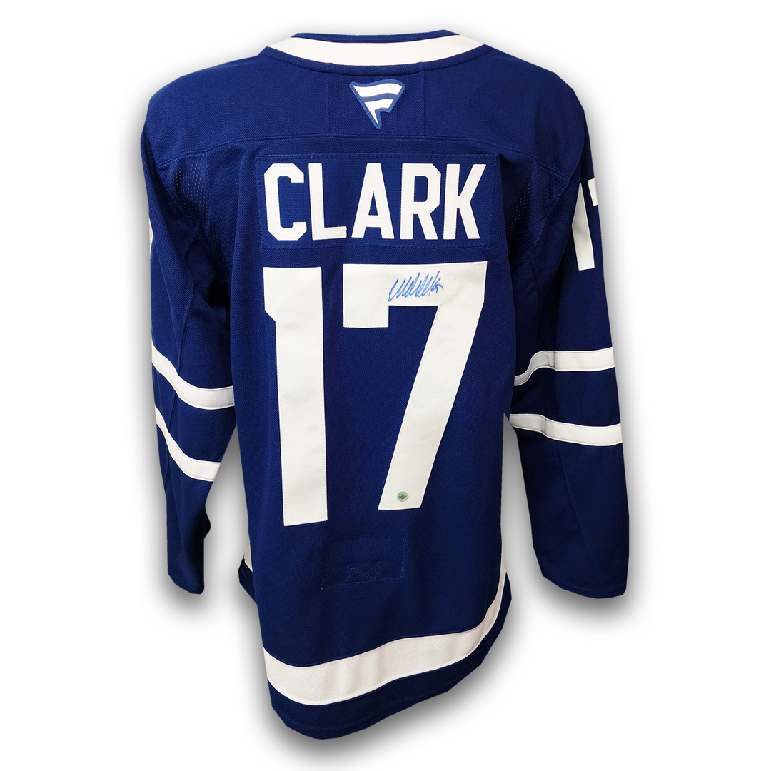 Wendel Clark Autographed Toronto Maple Leafs Home Fanatics Premium Jersey