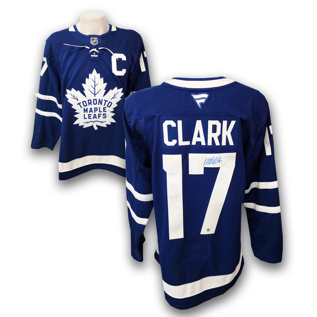 Wendel Clark Autographed Toronto Maple Leafs Home Fanatics Premium Jersey