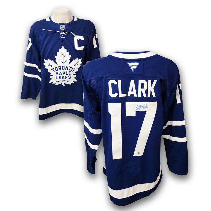 Wendel Clark Autographed Toronto Maple Leafs Home Fanatics Premium Jersey