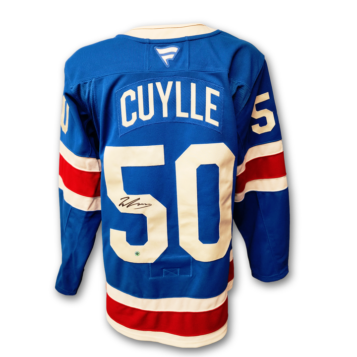 Will Cuylle Autographed New York Rangers Alternate Fanatics Premium Jersey