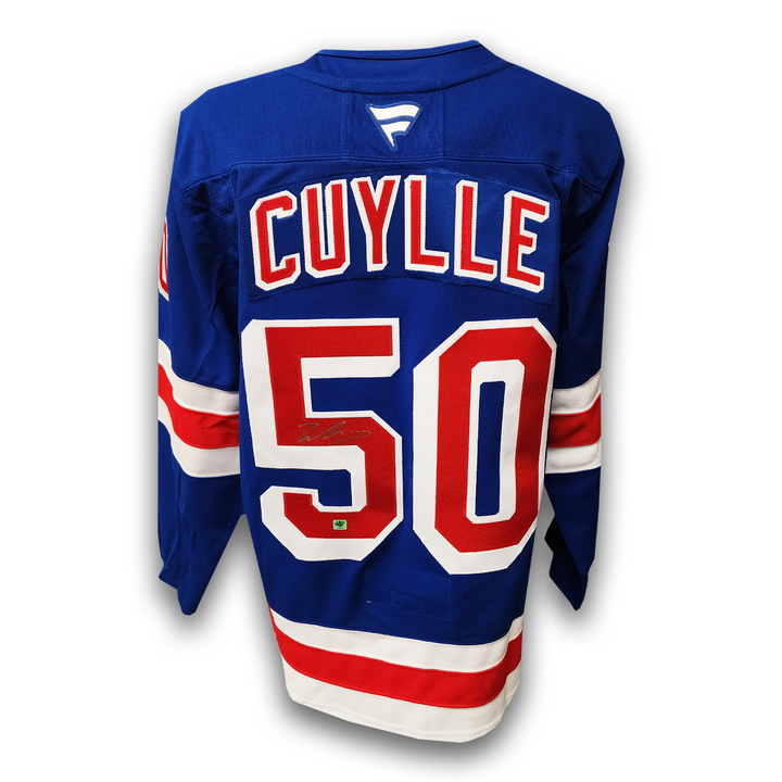 Will Cuylle Autographed New York Rangers Home Fanatics Premium Jersey